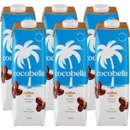 Cocobella Coconut Water Coffee Latte 1L x 6 pack – Woolworths