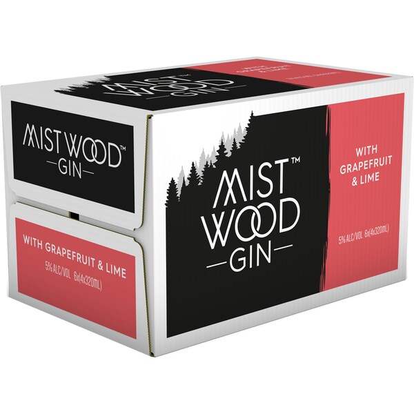 Mistwood Gin With Grapefruit & Lime 24x320ml Case