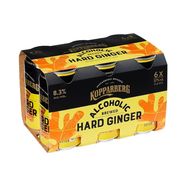 Kopparberg Hard Ginger 375mL x 6 pack