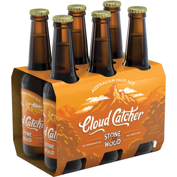 Stone & Wood Cloud Catcher Pale Ale Bottles 330mL x 6 pack