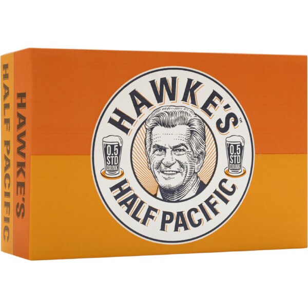 Hawke's Brewing Co Half Pacific Ale Cans 375mL x 24 pack