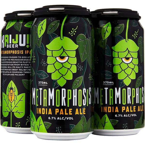 Kaiju Metamorphosis Indian Pale Ale Cans 375ml x4 Pack