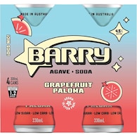 Barry Grapefruit Paloma Cans