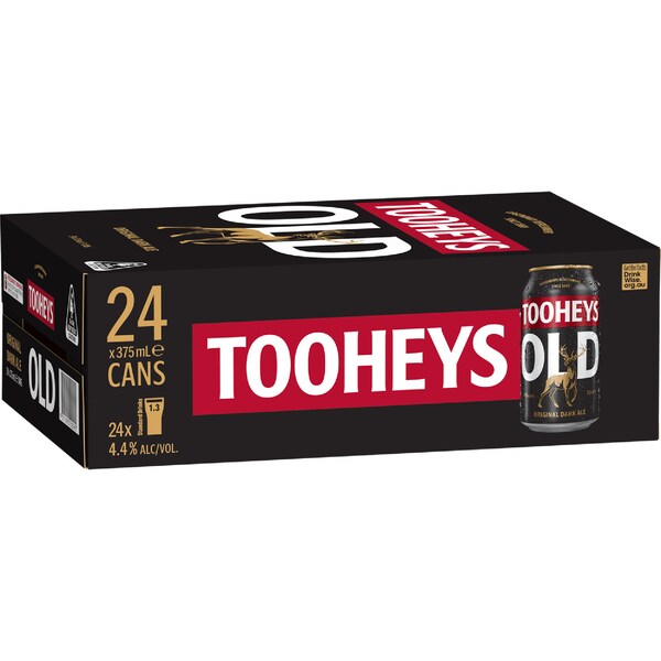 Tooheys Old Cans 375mL x 24 pack