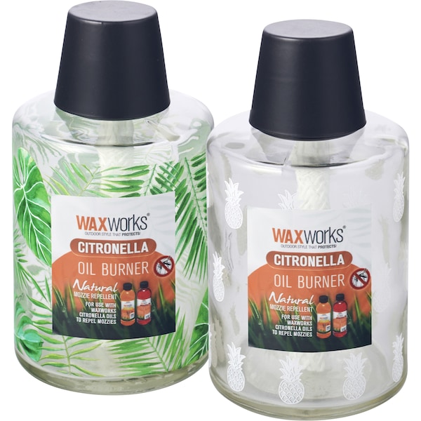 Waxworks Citronella Natural Mozzie Oil Burner Assorted Each