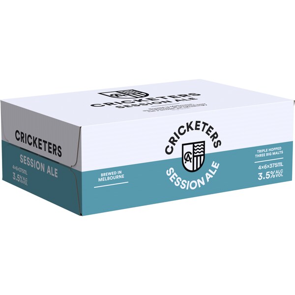 Cricketers Arms Session Ale Cans 375mL x 24 case