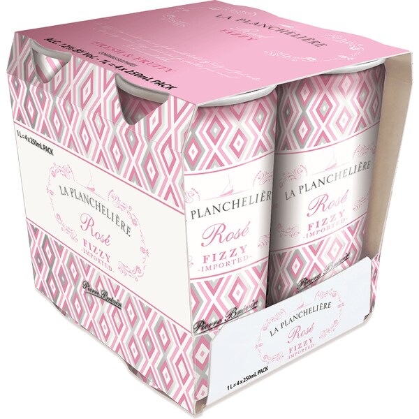 La Plancheliere Rose Fizzy 250ml X 4 pack