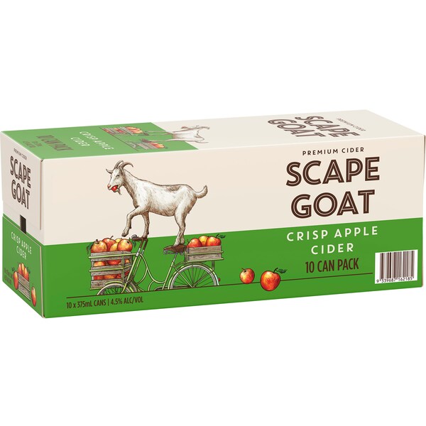 Scape Goat Crisp Apple Cider Cans 375mL x 10 case