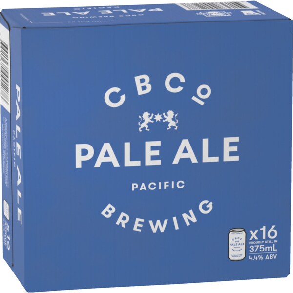 CBCo Brewing Pale Ale Cans 375mL x 16 case