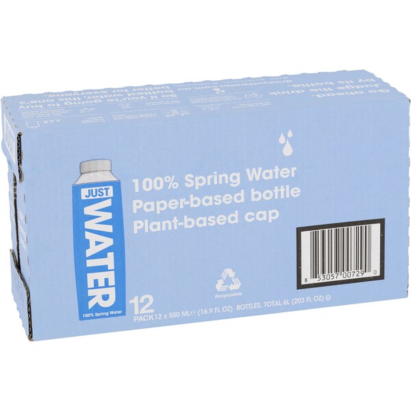 Just Water Spring Water 500mL x 12 case