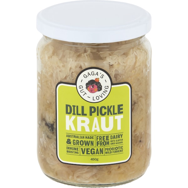 Gaga's Gut Loving Dill Pickle Kraut 450g