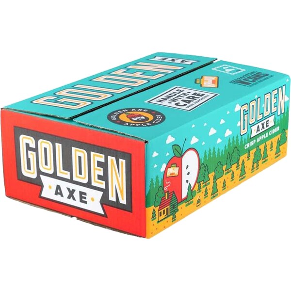 Kaiju Golden Axe Crisp Apple Cider Can 375mL x 24 pack