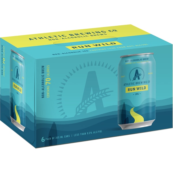 Athletic Brewing Co Run Wild Non-Alcoholic 355mL x 6 pack