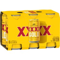 XXXX Gold Lager Cans