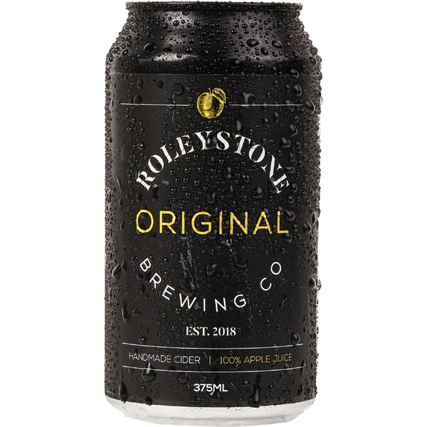 Roleystone Brewing Co Original Apple Cider Cans 375ml x16 Case