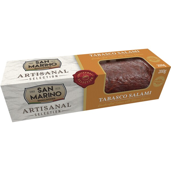 San Marino Artisan Tabasco Salami 200g