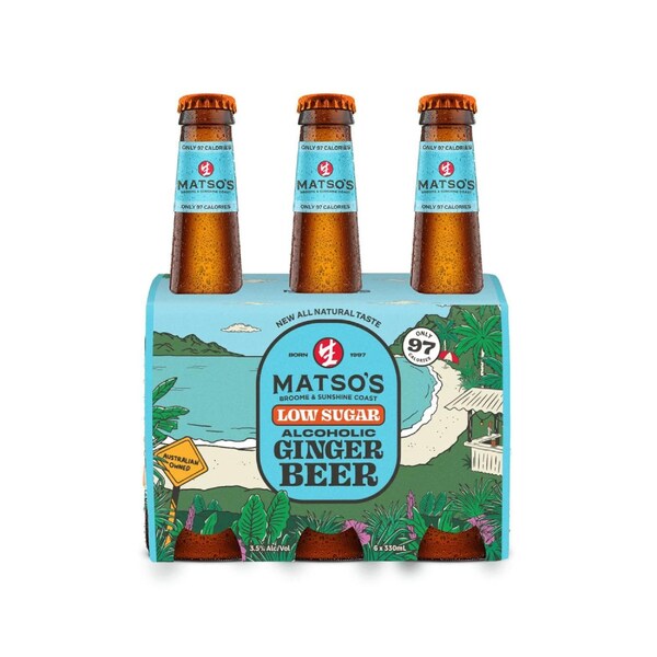 Matso's Ginger Beer 330mL x 6 pack