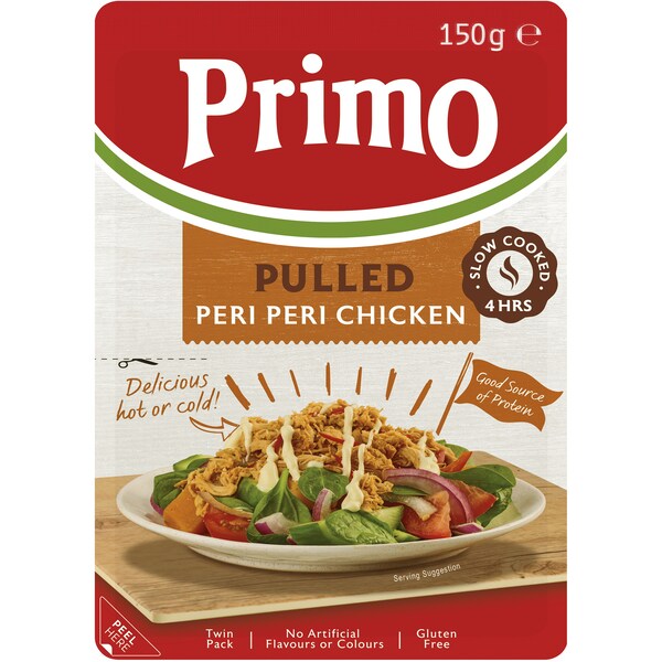 Primo Peri Peri Pulled Chicken 150g