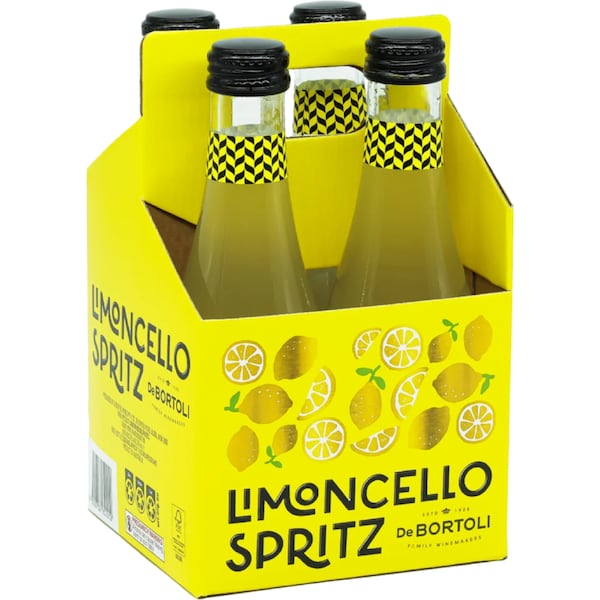 De Bortoli Limoncello Spritz Bottles 200mL x 4 pack
