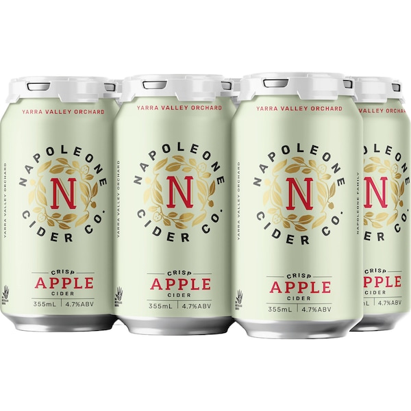 Napoleone Cider Co Apple Cider 355ml x 6 Pack
