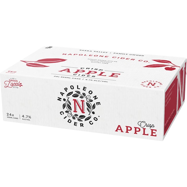 Napoleone Cider Co Apple Cider 355ml x 24 Case