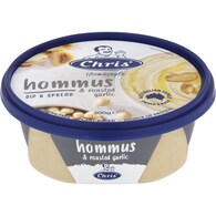 Chris' Hommus & Roasted Garlic Dip & Spread