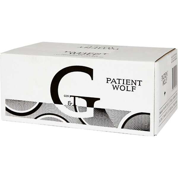 Patient Wolf Gin & Tonic Cans 250ml x 24 Case