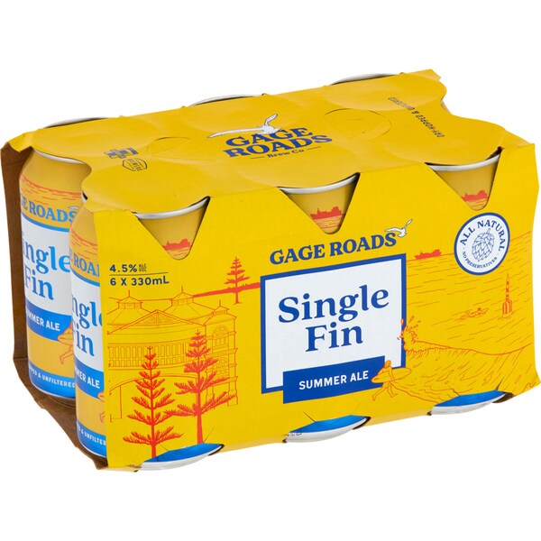 Gage Roads Ale Cans 330mL x 6 pack