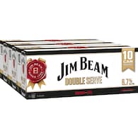 Jim Beam White Double Serve 6.7% Cola Cans