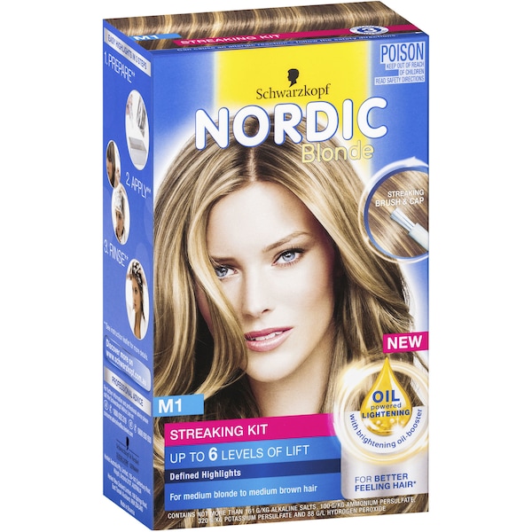 Schwarzkopf Noridc Blonde Colors Streak Kit m1 Ultra Each