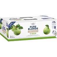 Pure Blonde Cider Cans