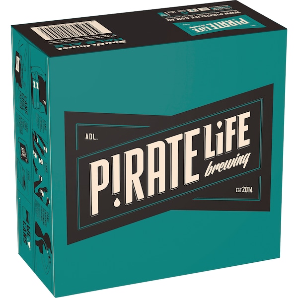 Pirate Life Brewing South Coast Pale Ale Cans 355mL x 16 case