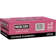 Mercury Hard Cider Crushed Raspberry Cans