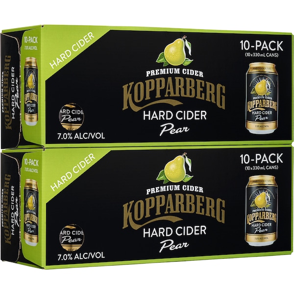 Kopparberg Hard Pear Cider Cans 330ml x 20 Case