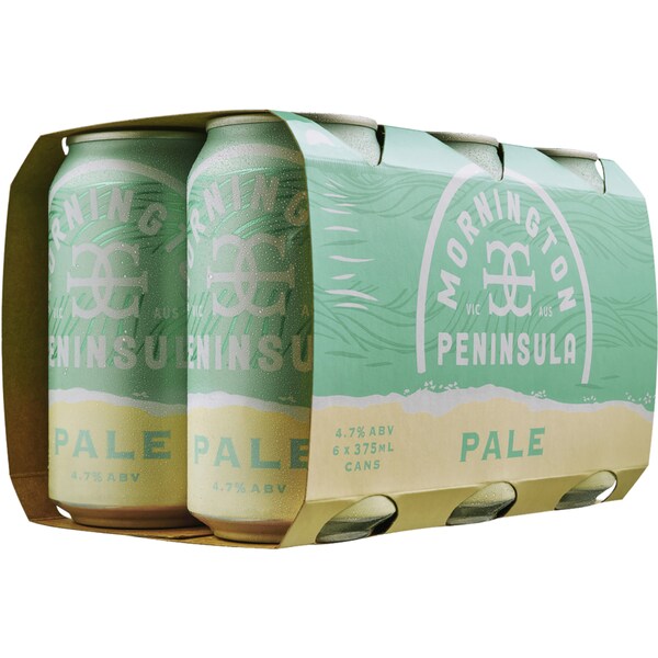 Mornington Peninsula Brewery Pale Ale Cans 375ml x6 Pack