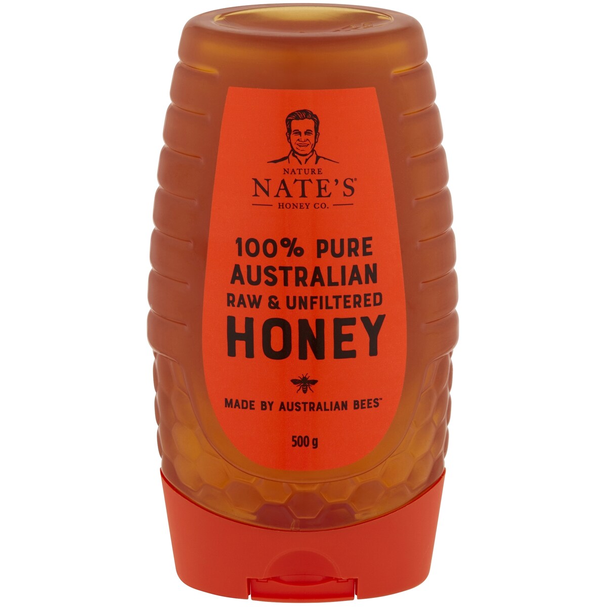 Nature Nate's 100% Pure Australian Raw & Unfiltered Honey 500G | Woolworths