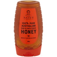 Nature Nate's 100% Pure Australian Raw & Unfiltered Honey