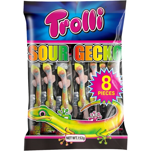 Trolli Sour Gecko 8 pack