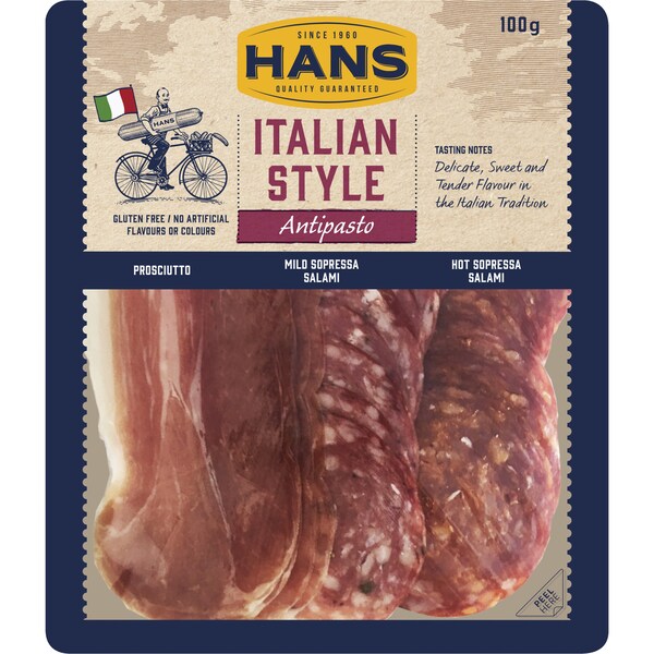 Hans Italian Style Antipasto 100g