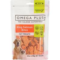 omega plus pet treats king salmon bites