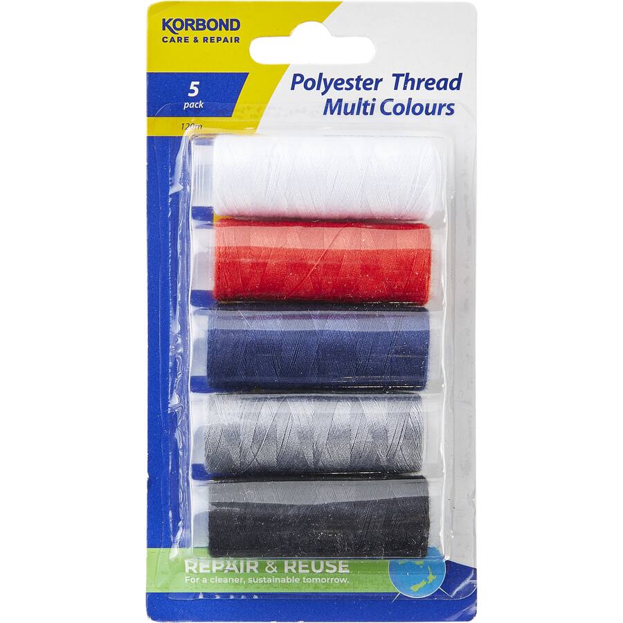Korbond Thread Polyester Multi Colour