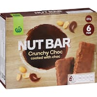 Woolworths Nut Bars Crunchy Choc Coated With Choco