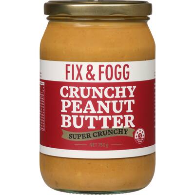 fix & fogg peanut butter super crunchy double trouble