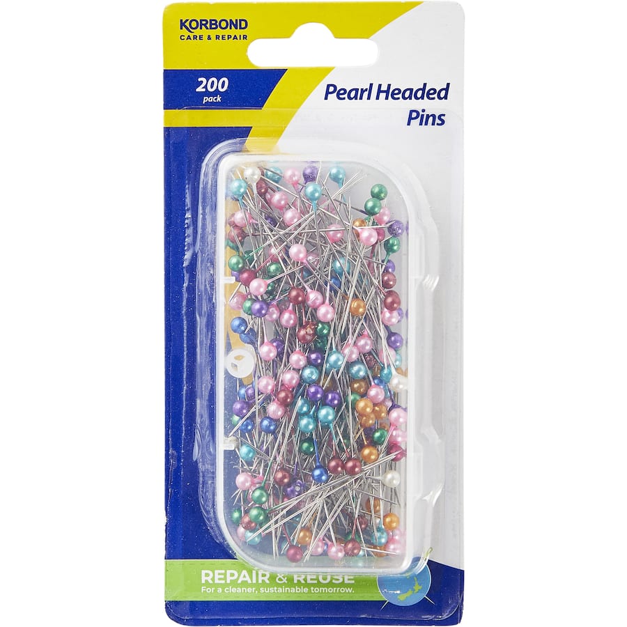 Korbond Pins Pearl Headed