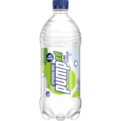 Sparkling water lime