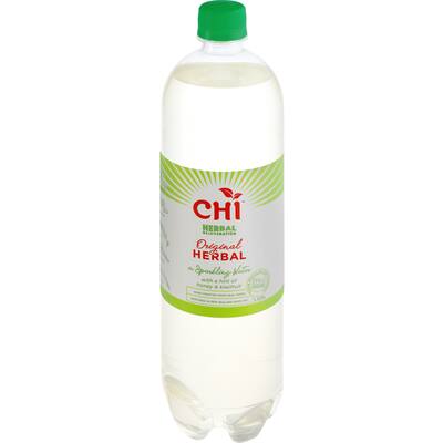 chi sparkling water herbal original