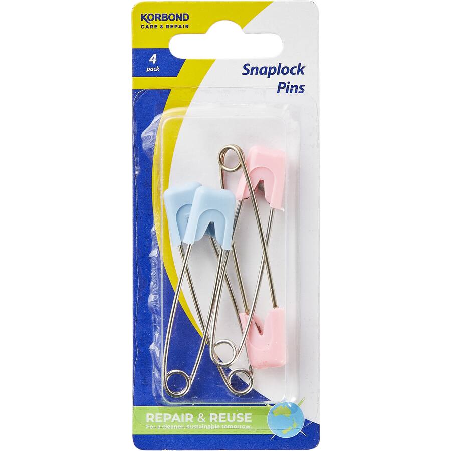 Korbond Safety Pins Snap Lock