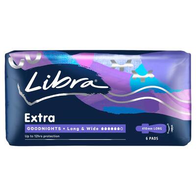 libra extra pads goodnights long & wide