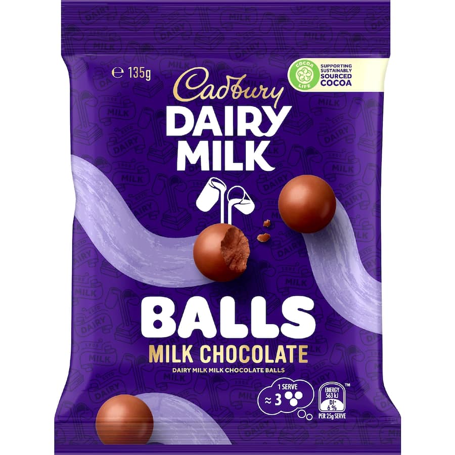 Cadbury Chocolate Snack Dairy Milk Balls