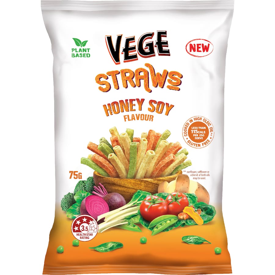 Vege Chips Potato Straws Honey Soy